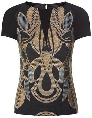 Ted Baker Tottey Decadent Jacquard Top