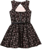 Thumbnail for your product : Zoe Blush Beauty Lace Fit-And-Flare Dress, Blush, Sizes 8-12