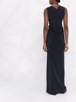 Thumbnail for your product : Aspesi Wrap Detail Silk Maxi Dress