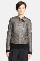Thumbnail for your product : Vince Quilted Leather Moto Jacket