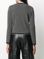 Thumbnail for your product : Karl Lagerfeld Paris Fitted Intarsia Knit Jacket