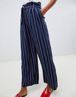 Oasis wide leg pants in stripe