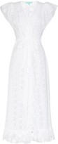 Thumbnail for your product : Melissa Odabash Brianna wrap midi cotton dress