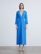 Thumbnail for your product : Lafayette 148 New York Viscose Cady V Neck Midi Dress