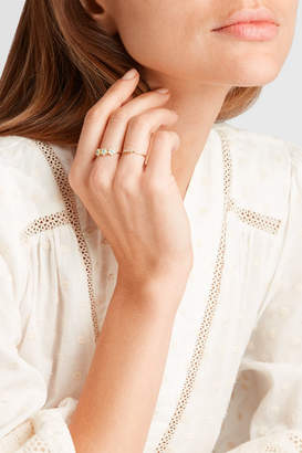Jennifer Meyer 18-karat Gold, Diamond And Turquoise Ring