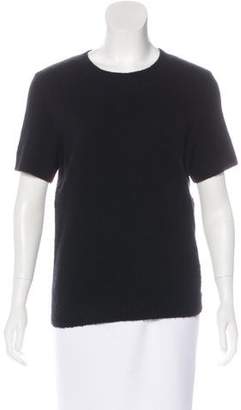 Chanel Cashmere Bled Short Sleeve Sweater