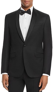 JOGAL Mens Suit Shawl Collar One Button Dress Suit Smil Fit Stylish Blazer 3XL-Large White 