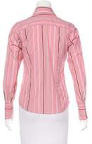Thumbnail for your product : Thomas Pink Striped Button-Up Top