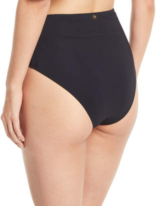 Diane von Furstenberg Hayworth High-Waist Bikini Swim Bottom
