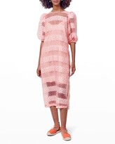 Thumbnail for your product : Corey Lynn Calter Rommi Polka-Dot Organza Midi Dress
