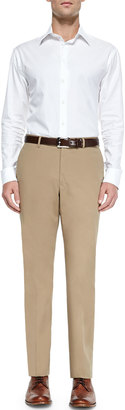 Incotex Brando Dressy Cotton Trousers, Tan