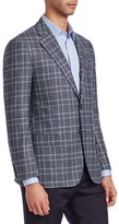 Thumbnail for your product : Emporio Armani Plaid-Print G-Line Sportcoat