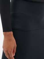 Thumbnail for your product : Jil Sander Back-slit Stretch-knit Midi Skirt - Black