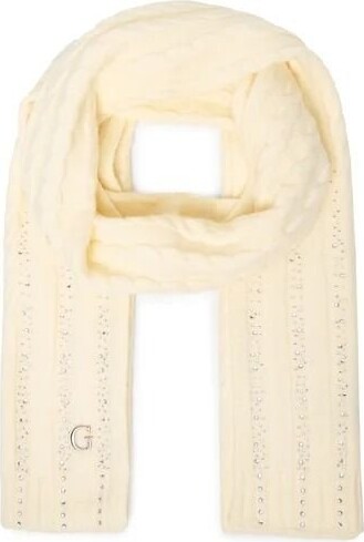 GUESS Embellished Knitted Scarf