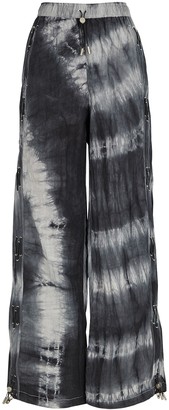 Angel Chen Tie-dyed Shell Cargo Trousers