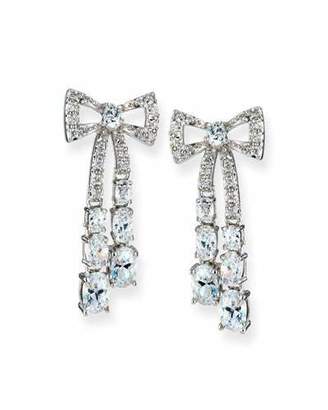 Fallon Rigid Crystal Bow Earrings