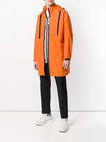 Thumbnail for your product : MSGM contrast zip rain coat