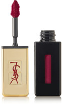 Thumbnail for your product : Saint Laurent Beauty - Rouge Pur Couture Lip Lacquer Glossy Stain - Rouge Philtre 10