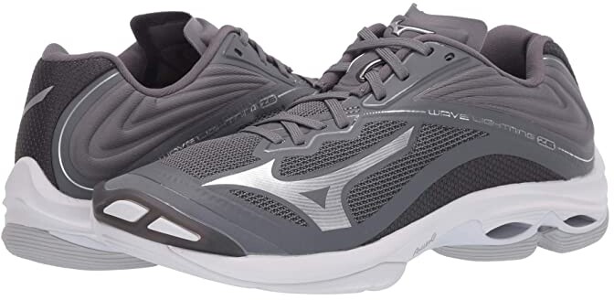 grey volleyball shoes