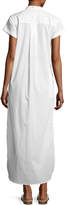 Thumbnail for your product : Onia Kim Button-Front Coverup Maxi Dress, White