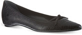 Thumbnail for your product : Stuart Weitzman Cleavage pointed ballerina flats