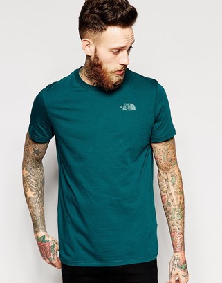 The North Face T-Shirt with Chest Logo - Blue
