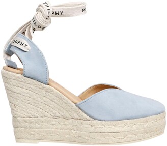 Blue Espadrille Wedges | Shop the world's largest collection UK