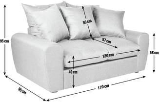 Argos Home Billow 2 Seater Fabric Sofa
