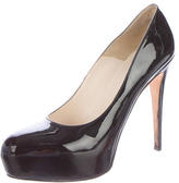 Thumbnail for your product : Brian Atwood Patent Leather Platform Pumps