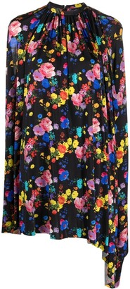 COOL T.M Floral-Print Sleeveless Blouse