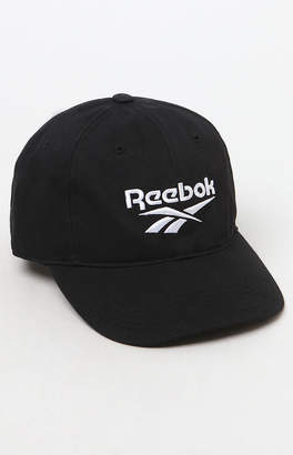 Reebok Black Strapback Dad Hat