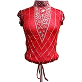 Thumbnail for your product : Temperley London Red Silk Top