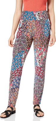 Morgan Women's Pantalon Imprime 211-paon Dress Pants - ShopStyle Trousers