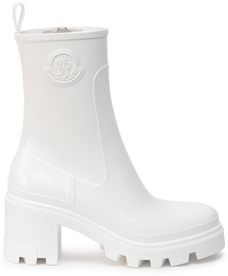 Moncler Logo Embossed Chelsea Boots