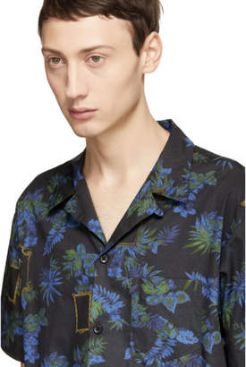 John Elliott Multicolor Tropical Bowling Shirt