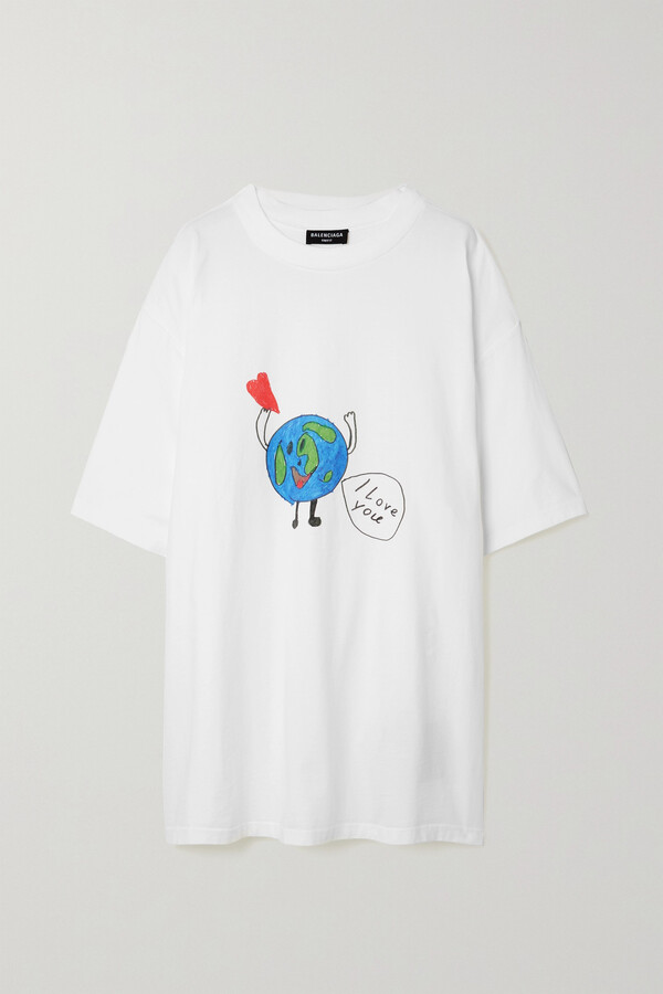 balenciaga white t shirt