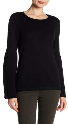 Vince Camuto Ribbed Bell Sleeve Sweater (Regular & Petite)
