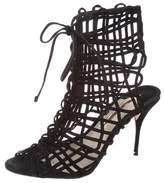 Thumbnail for your product : Sophia Webster Suede Cage Sandals