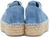 Thumbnail for your product : Manebi Blue Suede Hamptons Sneaker Espadrilles