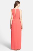 Thumbnail for your product : Nordstrom FELICITY & COCO Pleated Chiffon Maxi Dress Exclusive)