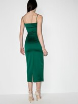 Thumbnail for your product : Rasario Satin-Effect Midi Dress