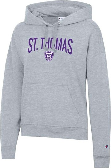 St. Thomas Tommies Champion Women's Hoodie Small Grey