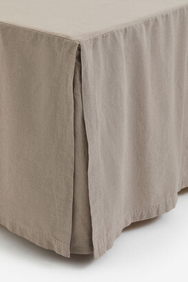 H&M Linen-blend Bedskirt