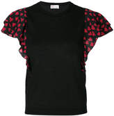 Thumbnail for your product : RED Valentino heart sleeve top