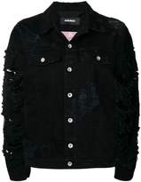 Thumbnail for your product : Diesel Devisty distressed denim jacket
