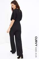 Thumbnail for your product : Girls On Film Curvy Black Jumpsuit