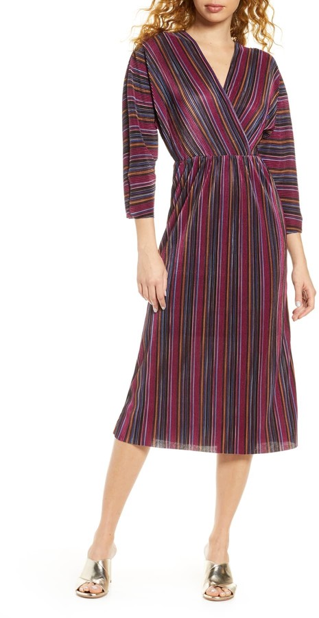 chelsea28 faux wrap dress