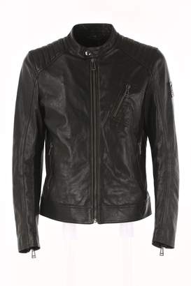 Belstaff Zipped Leather Jacket