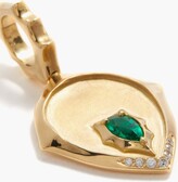 Thumbnail for your product : Jade Trau Envoy Diamond, Emerald & 18kt Gold Charm