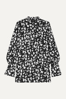 Thumbnail for your product : Mother of Pearl Net Sustain Miles Faux Pearl-embellished Printed Lyocell Shirt - Black